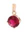 Кулон Xuping позолота маліновий1,9 см (Медичне золото)