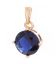 Кулон Xuping позолота синий 1,9 см (Медицинское золото)
