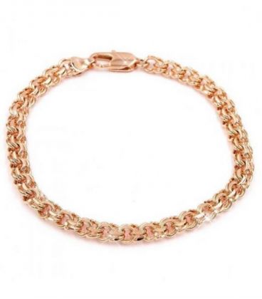 Браслет Xuping лимонная позолота "Кардинал" (бисмарк), размер 0,6/21 см