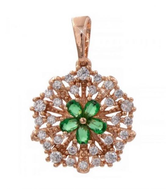 Подвеска “Цветок” позолота (Медицинское золото)