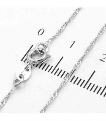 Цепочка Xuping "перекрученное" 0,1/45 см позолота белое золото