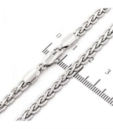 Ланцюжок "лисий хвіст" 0.4/55 см Xuping родій медзолото