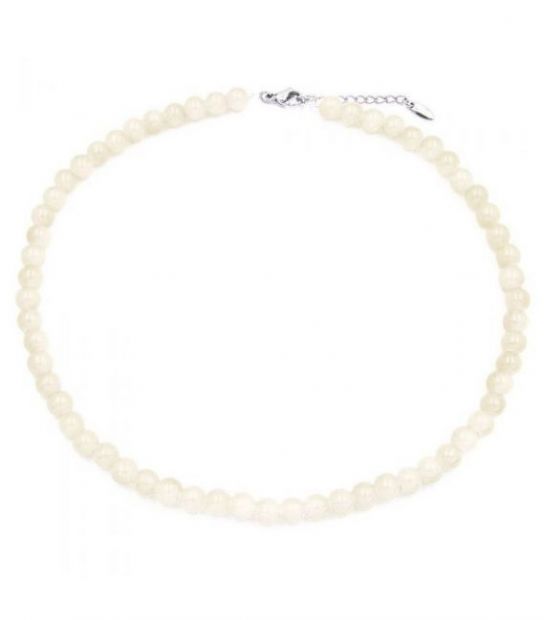 Украшение на шею "Опал" родий