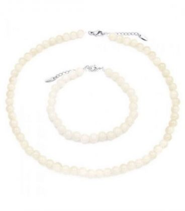 Набор "Опал" родий