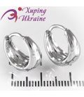 Сережки Xuping Родій Звужена крапля 224418/3