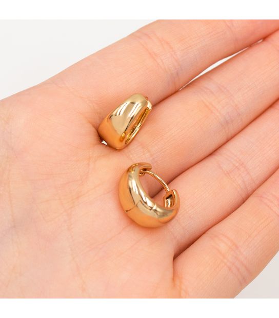 Сережки Xuping лимонна позолота без каміння (Медичне золото) 224418(2)