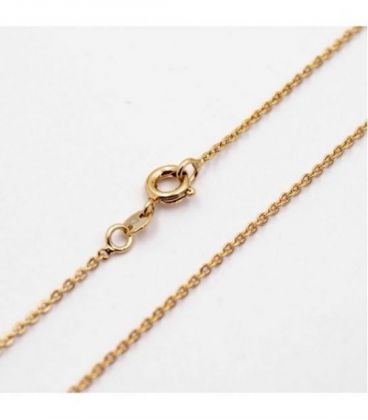 Цепочка лимонная позолота якорное плетение 0,1/45 см (Медицинское золото)