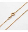 Цепочка лимонная позолота якорное плетение 0,1/45 см (Медицинское золото)