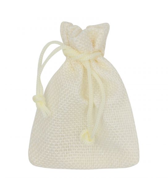 Мішечок текстурований, лляний, кольоровий 7*9 см