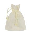 Мешочек текстурированный, льняной, цветной 7*9 см
