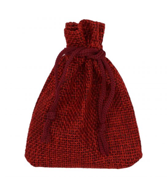 Мішечок текстурований, лляний, кольоровий 7*9 см