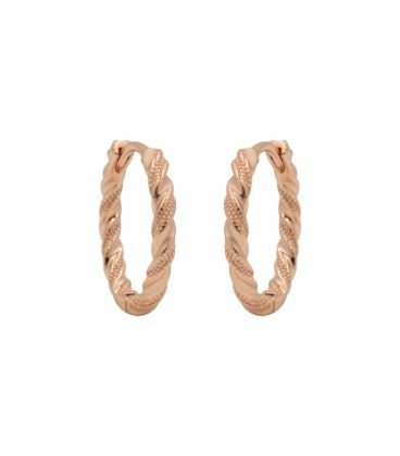 Сережки класичні лимонна позолота