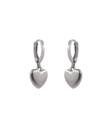 Сережки Серце (1,2 см) родоване покриття Xuping