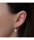 Сережки Серце (1,2 см) родоване покриття Xuping