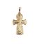 Кулон Xuping хрестик з розп'яттям, лимонна позолота