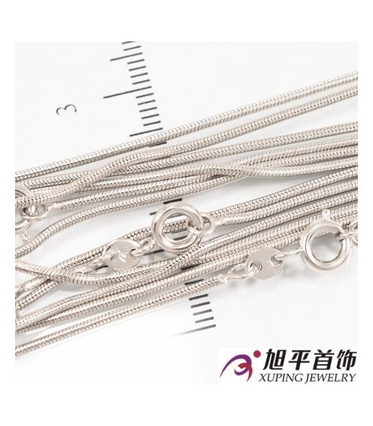 Цепочка родиум "снейк круглый" 0,1/60 см