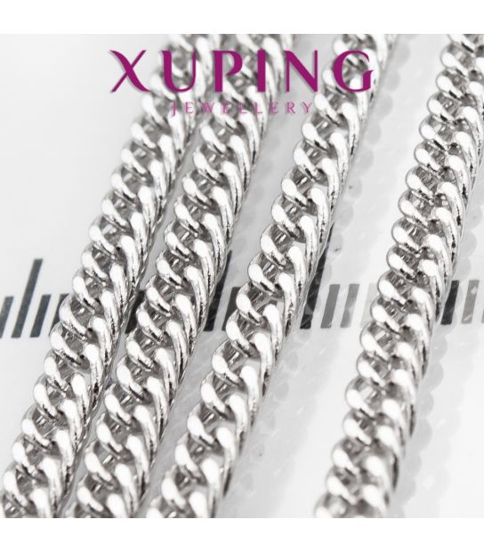 Цепочка Xuping родиум "ромбы" 0,3/60 см