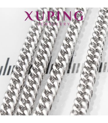 Цепочка Xuping родиум "ромбы" 0,3/60 см