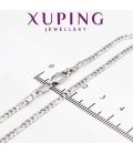Ланцюжок Xuping плетіння картьє (фігаро) 0,2/45 см родій