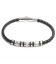 Браслет Xuping чоловічий Stainless Steel, шкіряний (371195)