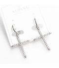 Сережки Хрестики Xuping родій (224374(22)) медична сталь