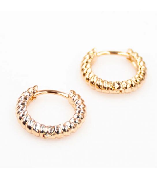 Сережки Xuping лимонна позолота класичні (медичне золото) 524829