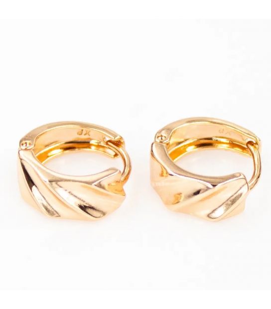 Сережки Xuping лимонна позолота без каміння (Медичне золото) 924330