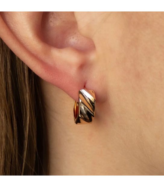 Сережки Xuping лимонна позолота без каміння (Медичне золото) 924330