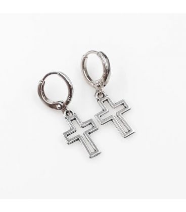 Серьги Крестики Xuping родиум 924167/2 медицинская сталь