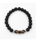 Набір браслетів вулканічний камінь (2 шт.) 372013(2)