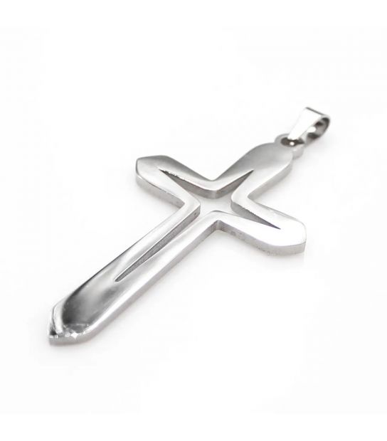 Подвеска "Крест" сталь 372018