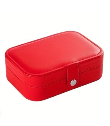 Шкатулка-органайзер, шкатулка для украшений (красная)