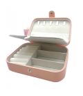 Скринька-органайзер, шкатулка для прикрас (рожева)