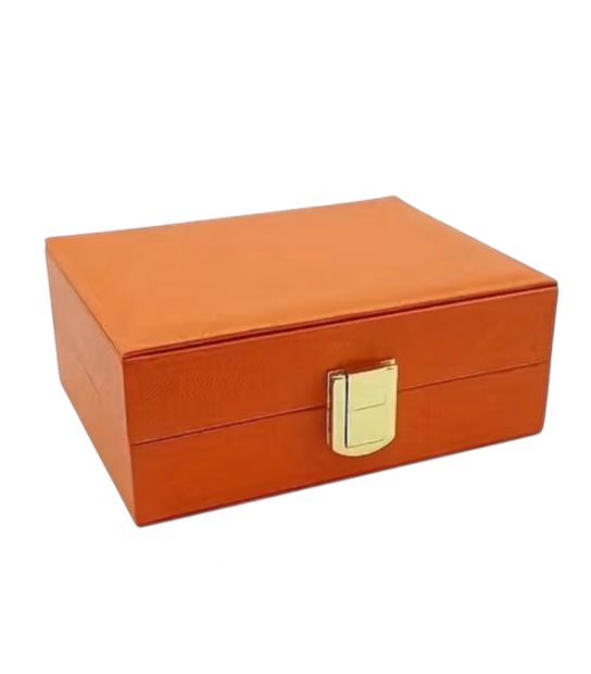 Скринька-органайзер, шкатулка для прикрас (помаранчева)