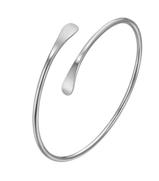 Браслет "Обійми" родій (біле золото)