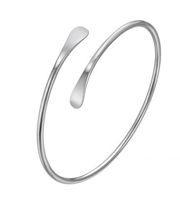 Браслет "Объятия" родий (белое золото)