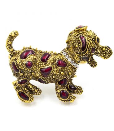 Брош "Собачка"