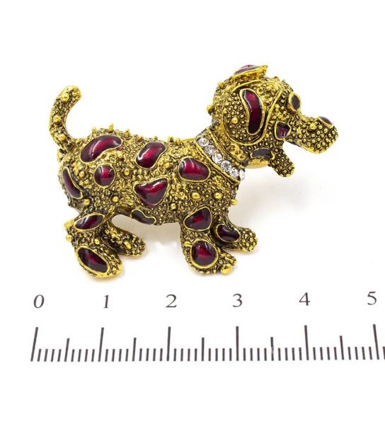 Брош "Собачка"