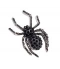 Брошь "Паук" родий