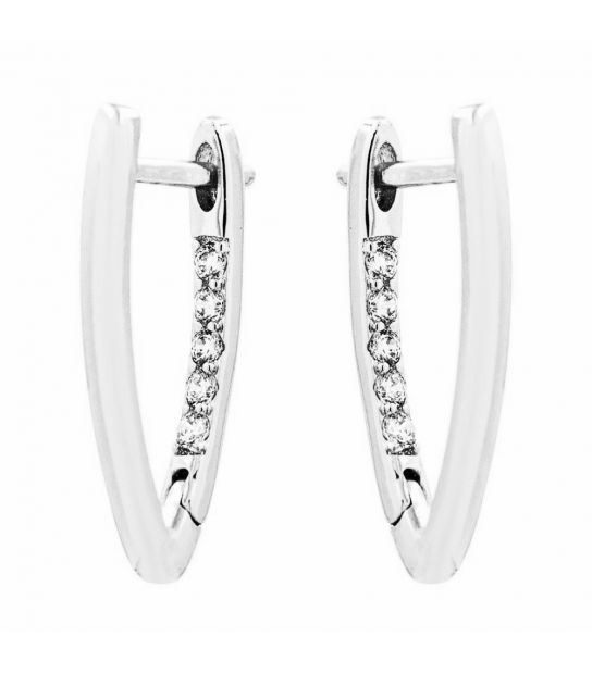 Сережки Xuping класичні "Голочки" позолота біле золото