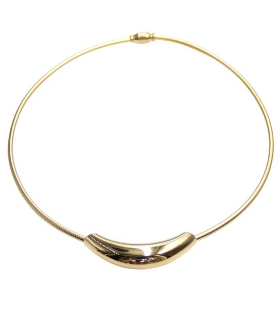 Прикраса чокер Xuping "Посмішка" 40 см лимонна позолота 14к