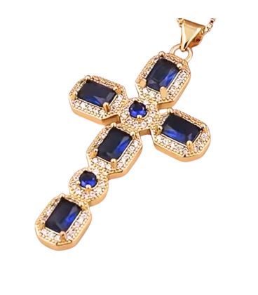 Кулон Xuping "Монарх" лимонная позолота (медзолото)