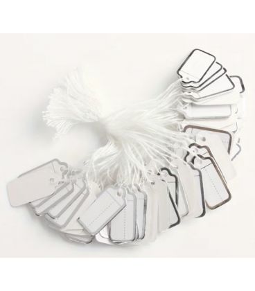 Ценники 500 штук на ниточке Прямоугольные