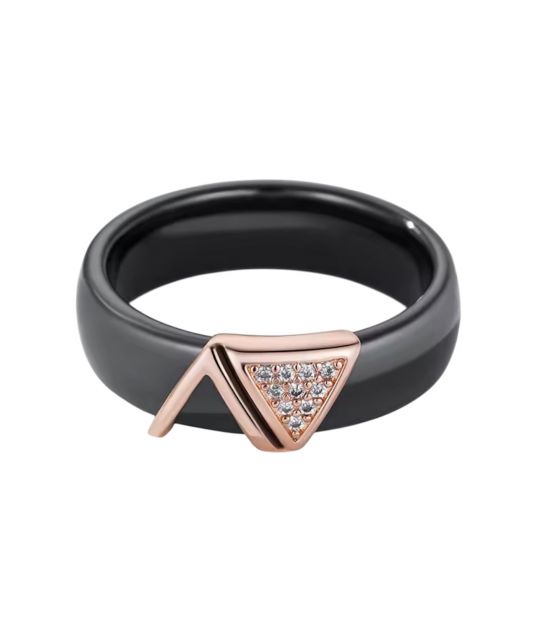 Кільце Xuping кераміка позолота