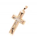 Подвеска Xuping Крестик 2,8*1,9 см (Медицинское золото)