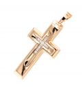 Подвеска Xuping Крестик 2,8*1,9 см (Медицинское золото)