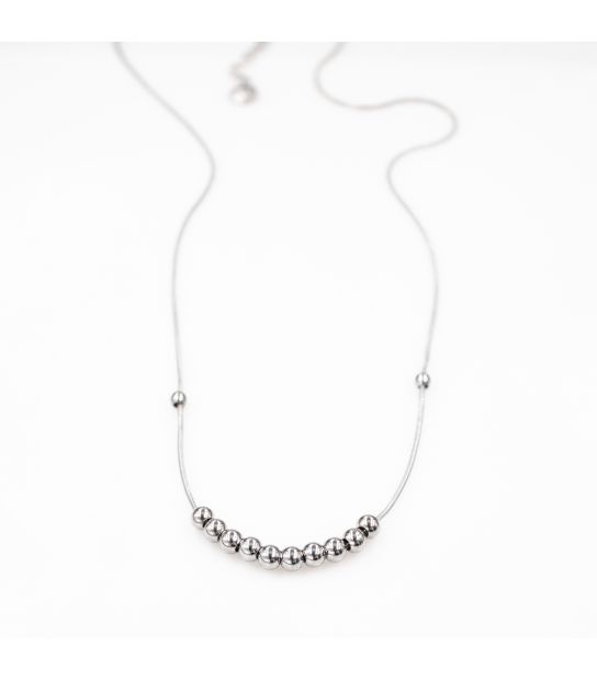 Підвіска на ланцюжку Xuping "кульки" позолота біле золото (Медичне золото)