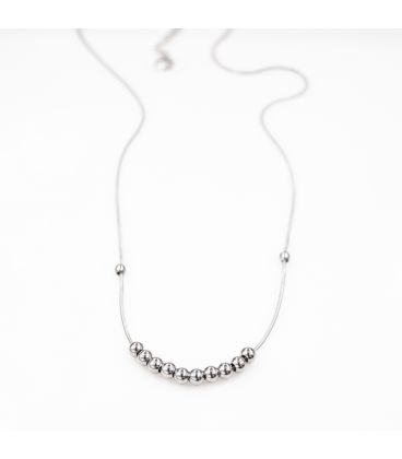 Подвески на цепочке Xuping "шарики" позолота белое золото (Медицинское золото)