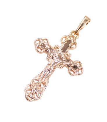 Кулон Xuping родій Хрестик з розп'яттям