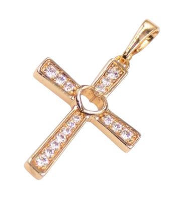 Хрестик Xuping 2,3 см (Медичне золото) 724211